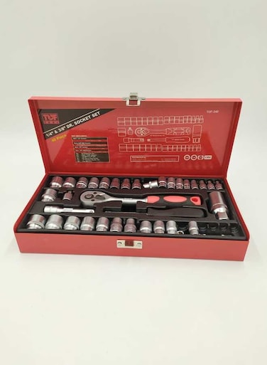 TUF 40pcs 1/4" and 3/8" drive socket set