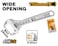 INGCO Adjustable Wrench HADW131062 Heavy-Duty Professional Adjustable Spanner for Automotive, Mechanical, and DIY Applications
