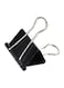 12-Piece Binder Clip Set - Durable Black and Silver Metal Clips for Office, School &amp; Home Use
