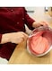 Baking Brush Set - 3-Piece Silicone Baking Set with Cooking Brush, Dough Scraper &amp; Whisk - Non-Stick, Heat-Resistant, Blue Baking Accessories