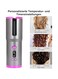 Cordless Hair Curling Iron &ndash; Fast Heating Wireless Auto Curler with Timer Setting, 6 Temperature Adjustable, Portable &amp; Rechargeable Hair Curler