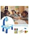 Projector Learning and Drawing Painting Set for Kids &ndash; Interactive Drawing Table with Smart Projector, Light &amp; Music Features &ndash; Child Learning Desk