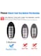 Premium Metal Shell Key Case with Soft Silicone Interior, Compatible with Nissan Altima, Armada, Maxima, Murano, Pathfinder