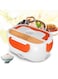 2-in-1 Electric Heating Lunch Box 110V/12V, Portable Food Warmer with Stainless Steel Container, Self-Heating Thermal Bento Box for Adults,Truck, Office
