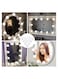 Hollywood Style Vanity Mirror Lights Kit with 10 Adjustable LED Bulbs, Color and Brightness Control, Makeup Lighting Strip for Vanity Tables and Dressing Rooms
