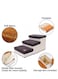 Foldable Pet Steps with 3 Steps for Dogs, Indoor Use, Lightweight &amp; Portable, Perfect for Small &amp; Medium Dogs Up to 25kg, Ideal
