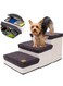 Foldable Pet Steps with 3 Steps for Dogs, Indoor Use, Lightweight &amp; Portable, Perfect for Small &amp; Medium Dogs Up to 25kg, Ideal
