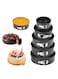 Removable Bottom Carbon Steel Cake Molds - Non-Stick Round Bakeware Pan, Durable Metal Bake Mould for Easy Release, Kitchen Accessories for Perfect Baking
