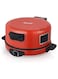 30cm Electric Roti/Tortilla/Pizza Maker NL-RM-4979, 1500W Non-Stick Multi-Functional Flatbread Press with Adjustable Temperature Control, Compact Design, Red
