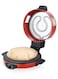 30cm Electric Roti/Tortilla/Pizza Maker NL-RM-4979, 1500W Non-Stick Multi-Functional Flatbread Press with Adjustable Temperature Control, Compact Design, Red
