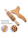 2-Piece Wood Therapy Massage Tools &ndash; Lymphatic Drainage Massager Body Sculpting Maderoterapia Kit, Wooden Anti-Cellulite Massage Set