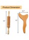 2-Piece Wood Therapy Massage Tools &ndash; Lymphatic Drainage Massager Body Sculpting Maderoterapia Kit, Wooden Anti-Cellulite Massage Set