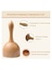 Handheld Wood Swedish Cup Massager &ndash; Beech Wood Maderotherapy Tool for Lymphatic Drainage, Anti-Cellulite, Body Sculpting &amp; Muscle Pain Relief