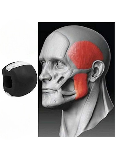 Jawline Face Masseter Exerciser &ndash; Silica Gel Muscle Training Device for Jawline Definition, Facial Toning &amp; Sculpting, Face Fitness Ball for Firming &amp; Strengthening
