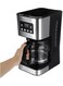 950W Electric Coffee Maker, 12-Cup Drip Coffee Machine with Glass Pot, Keep-Warm Function, Auto Shut-Off, White, 220V - Ideal for Home &amp; Office

