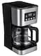 950W Electric Coffee Maker, 12-Cup Drip Coffee Machine with Glass Pot, Keep-Warm Function, Auto Shut-Off, White, 220V - Ideal for Home &amp; Office
