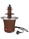 3-Tier Mini Chocolate Fondue Fountain &ndash; Electric Melting Machine for Hot Chocolate, Nacho Cheese, BBQ Sauce, Ranch, and Liqueurs &ndash; Easy to Assemble