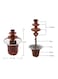 3-Tier Mini Chocolate Fondue Fountain &ndash; Electric Melting Machine for Hot Chocolate, Nacho Cheese, BBQ Sauce, Ranch, and Liqueurs &ndash; Easy to Assemble
