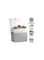 Thermoelectric Iceless 12V Cooler Warmer &ndash; 17L Electric Portable Car Cooler with DC Plug, Grey &amp; White, Ideal for Travel, Camping, Fishing, Trucking
