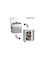Thermoelectric Iceless 12V Cooler Warmer &ndash; 17L Electric Portable Car Cooler with DC Plug, Grey &amp; White, Ideal for Travel, Camping, Fishing, Trucking
