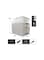 Thermoelectric Iceless 12V Cooler Warmer &ndash; 17L Electric Portable Car Cooler with DC Plug, Grey &amp; White, Ideal for Travel, Camping, Fishing, Trucking
