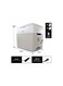 Thermoelectric Iceless 12V Cooler Warmer &ndash; 17L Electric Portable Car Cooler with DC Plug, Grey &amp; White, Ideal for Travel, Camping, Fishing, Trucking
