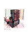 Premium Acrylic Cosmetic Lipstick Organizer &ndash; Spinning Makeup Tower for 64 Lipsticks   Lip Gloss Storage Display Holder   Rotating Makeup Organizer