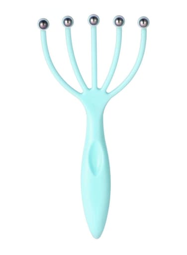 جهاز تدليك الرأس المحمول – جهاز تدليك فروة الرأس Claw Spa مع بكرة دوارة من الفولاذ المقاوم للصدأ   أداة تدليك الرقبة والظهر للرجال والنساء