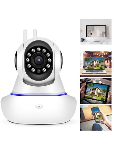 Smart Home Camera &ndash; Wireless Indoor Surveillance Camera with Mobile Phone Remote, WiFi Network Connectivity, HD Video Quality &ndash; Ideal for Home Security
