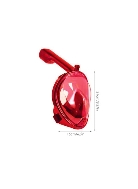 Full Face Snorkel Mask for Adults   Anti-Fog &amp; Anti-Leak Diving Mask   Easy Respiratory Swimming Mask for Scuba, Snorkeling, and Underwater Adventures