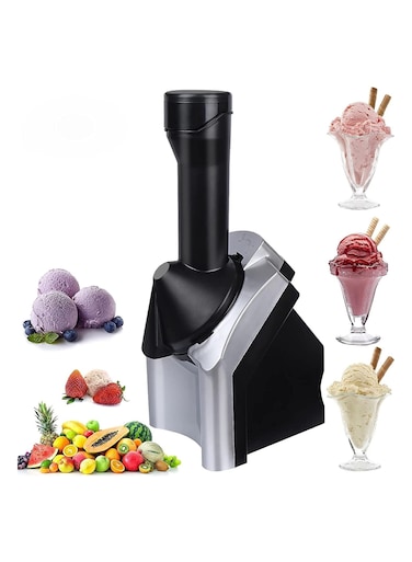 Automatic Ice Cream Maker for Home, Frozen Dessert &amp; Milkshake Machine for Kids and Adults, Easy-to-Use Fruit Ice Cream Maker, Healthy Homemade Sorbet