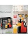 Fully Automatic Fruit &amp; Vegetable Juicer High-Power Juice Machine with Multifunctional Pulp Separator, Smoothies &amp; Fresh Juice Maker Easy-Clean, Quiet Operation
