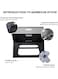 BBQ Grill Camping Grill &ndash; Foldable &amp; Portable Outdoor Barbecue for Camping, Picnics, Beach Parties, and Traveling   Compact, Durable, Easy Storage (Black)
