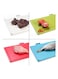 Index Plastic Cutting Board Set with Storage Case &ndash; 4 Color-Coded, Dishwasher Safe, Non-Slip, Small Size, Compact Design for Easy Storage &amp; Food Prep
