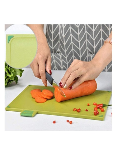 Index Plastic Cutting Board Set with Storage Case &ndash; 4 Color-Coded, Dishwasher Safe, Non-Slip, Small Size, Compact Design for Easy Storage &amp; Food Prep
