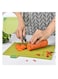 Index Plastic Cutting Board Set with Storage Case &ndash; 4 Color-Coded, Dishwasher Safe, Non-Slip, Small Size, Compact Design for Easy Storage &amp; Food Prep
