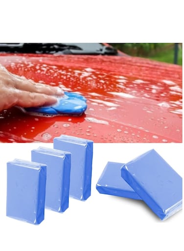 Premium Grade Car Clay Bar 5 Pack (500g) - Auto Detailing Kit with Towel Cleaner for Superior Car Wash &amp; Detailing Results - Removes Dirt, Contaminants &amp; Paint Imperfections
