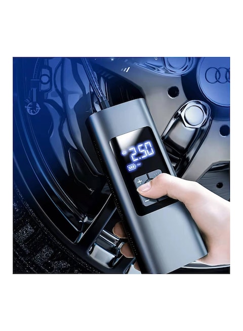 Cordless Tire Inflator Portable Air Compressor &ndash; 6000mAh Rechargeable Bike Air Pump with Digital Pressure Gauge, 150PSI Auto-Off Electric Wireless Pump