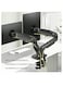PC Monitor Arm &ndash; Adjustable Dual Monitor Mount with Ergonomic Design, Desk Stand with C Clamp &amp; Grommet Mount Base &ndash; Fits 13&rdquo; to 32&rdquo; Screens