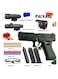 Glock Soft Bullet Toy Gun for Kids with Magazine &amp; Silencer &ndash; Role-Playing Dress-Up Toy with Safe Foam Bullets &ndash; Pretend Play Accessories &amp; Perfect Gift