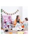 Kids Wooden Dollhouse 3 Story Pretend Play Dreamhouse with Furniture &amp; Accessories, Large DIY Doll House for Girls, Toddlers &amp; Children, Creative Role-Playing Toy