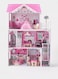 Doll House White Playset &ndash; 3-Story Wooden Dollhouse for Kids with Furniture, Pretend Play Toy for Toddlers and Children &ndash; Ideal Gift for Girls Ages 3+
