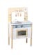 Wooden Kitchen Toy Set for Girls Realistic Wooden Kitchen Cabinet Playset with Utensils &amp; Accessories Pretend Play Kitchen for Toddlers Educational Toy