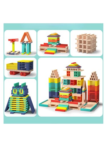 Children's Educational Building Blocks &ndash; Archimedes Designer Architect Set for Boys &amp; Girls   STEM Toy for Creative Play &amp; Learning   100+ Pieces of Safe