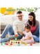 Montessori Educational Shape Sorting Toys for Toddlers, Fine Motor Skills Game for Kids Ages 2-4, Wooden Preschool Learning Toy for Boys &amp; Girls