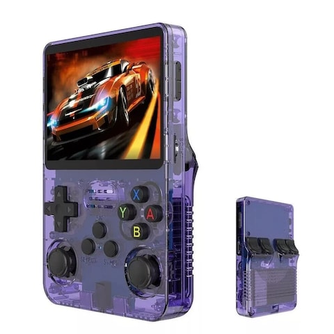 Handheld Retro Video Game Console &ndash; Linux System, 64GB Storage, 3.5-Inch IPS Screen, Portable Gaming Device with Preloaded Classic Games, 4000+ Titles,