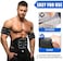 حزام شد البطن الذكي EMS Muscle Stimulator - جهاز تحفيز عضلات البطن المحمول لتمرين عضلات البطن والظهر والخصر، معدات اللياقة البدنية المنزلية للرجال والنساء