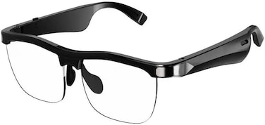 نظارات ذكية - نظارات شمسية مستقطبة بتقنية البلوتوث مع ميكروفون صوتي مدمج ومكبرات صوت مفتوحة للأذن، وحماية من الأشعة فوق البنفسجية، والتحكم الصوتي، ونظارات شمسية لاسلكية بتقنية البلوتوث