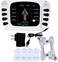 Multi-Function Digital Therapy Massager Machine - Electrotherapy Pain Relief, EMS TENS Therapy, Portable Electric Muscle Stimulator, Adjustable Intensity