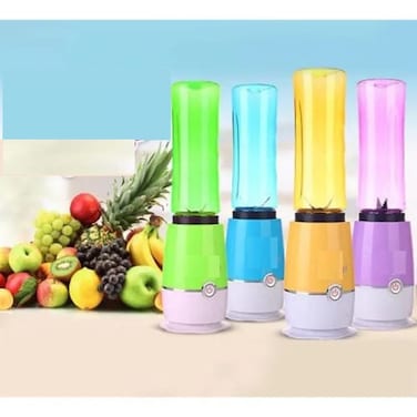 Juice Smoothie Blender - Super Powerful Blender for Ice Crushing, Automatic Pulp Ejection, 500ml Portable Sport Bottle, Compact and Convenient